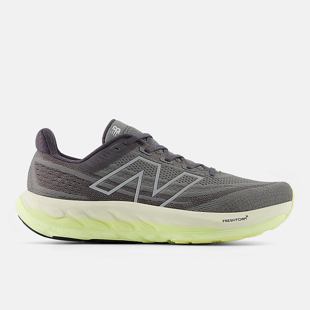 New Balance Fresh Foam X Vongo v6 Shoes Harbor Grey with Limelight and Silver Metallic